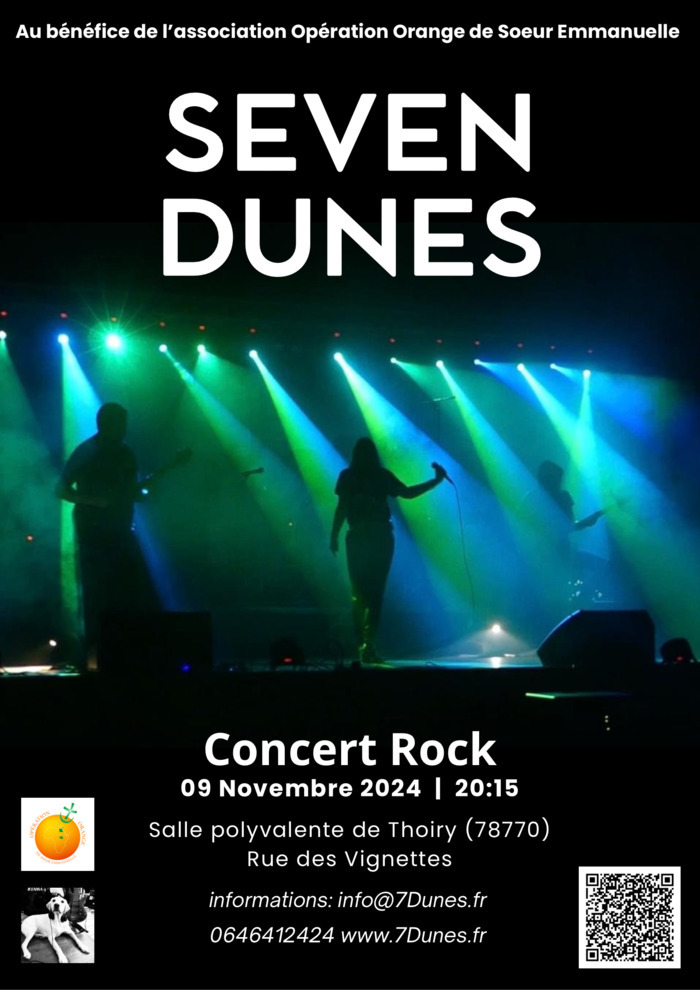 Concert rock Seven Dunes Salle polyvalente Thoiry