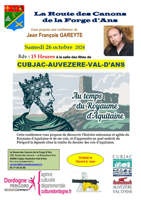 Conférence Au temps du Royaume d'Aquitaine