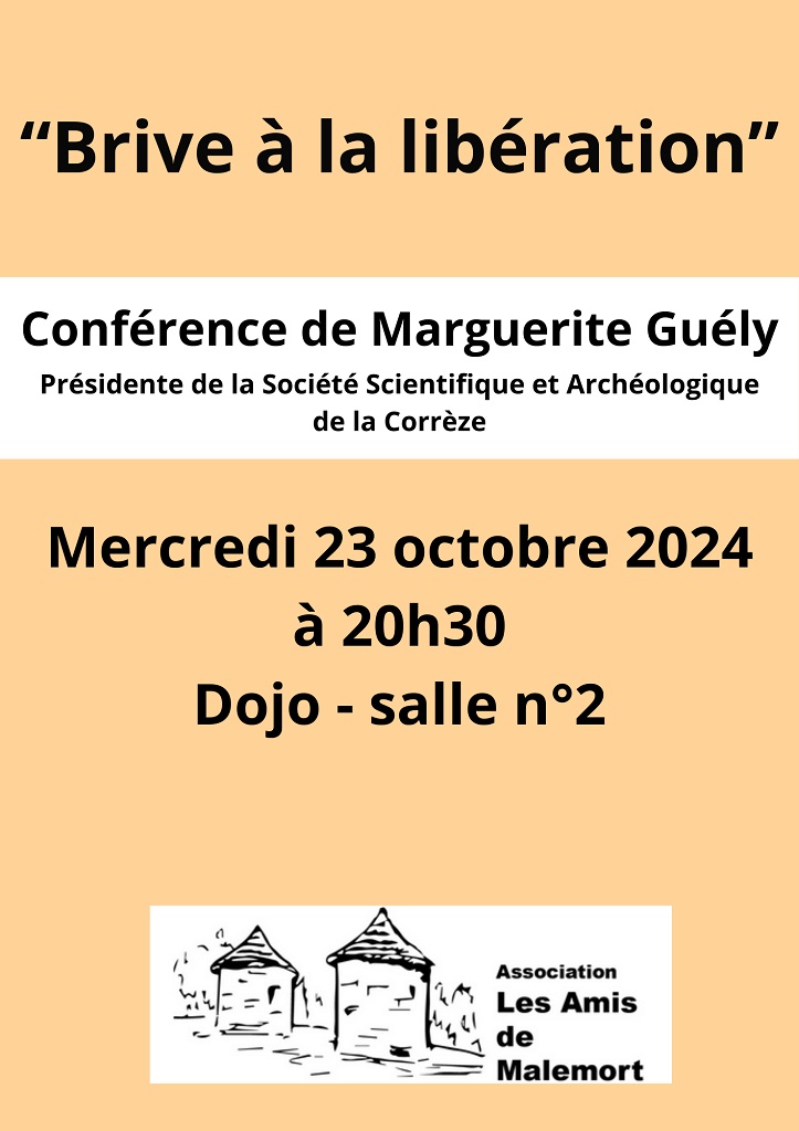 Conférence Brive à la libération