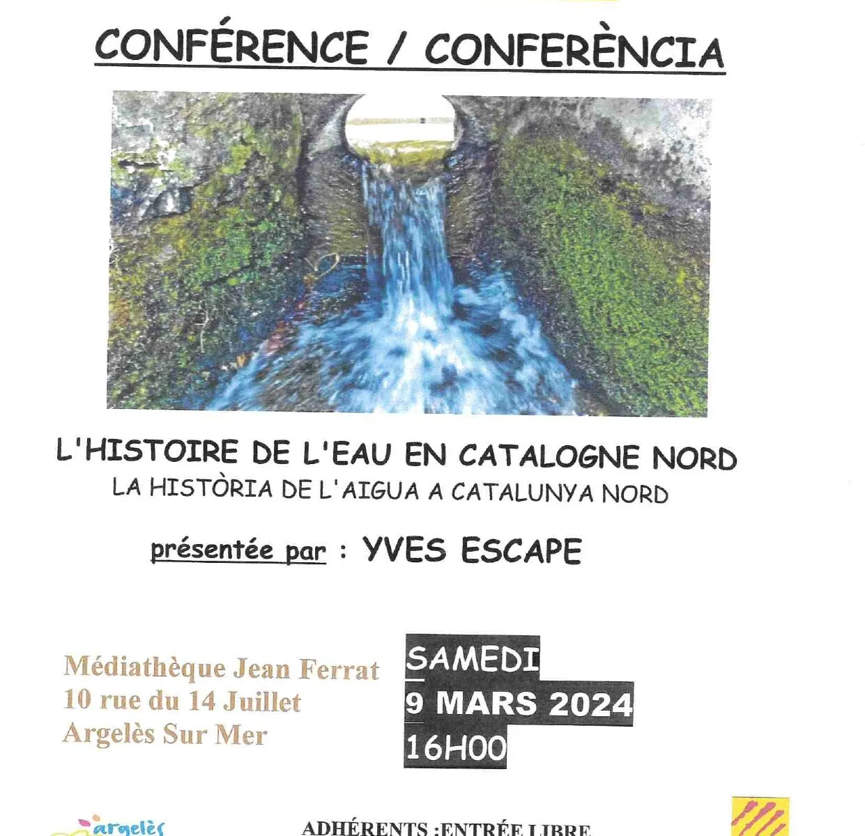 CONFÉRENCE LA COIFFE CATALANE PAR LAURENT FONQUERNIE DU CASAL DE L'ALBERA US CONVIDA