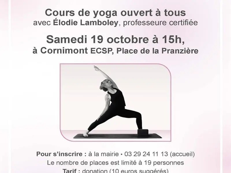 YOGA SOLIDAIRE OCTOBRE ROSE