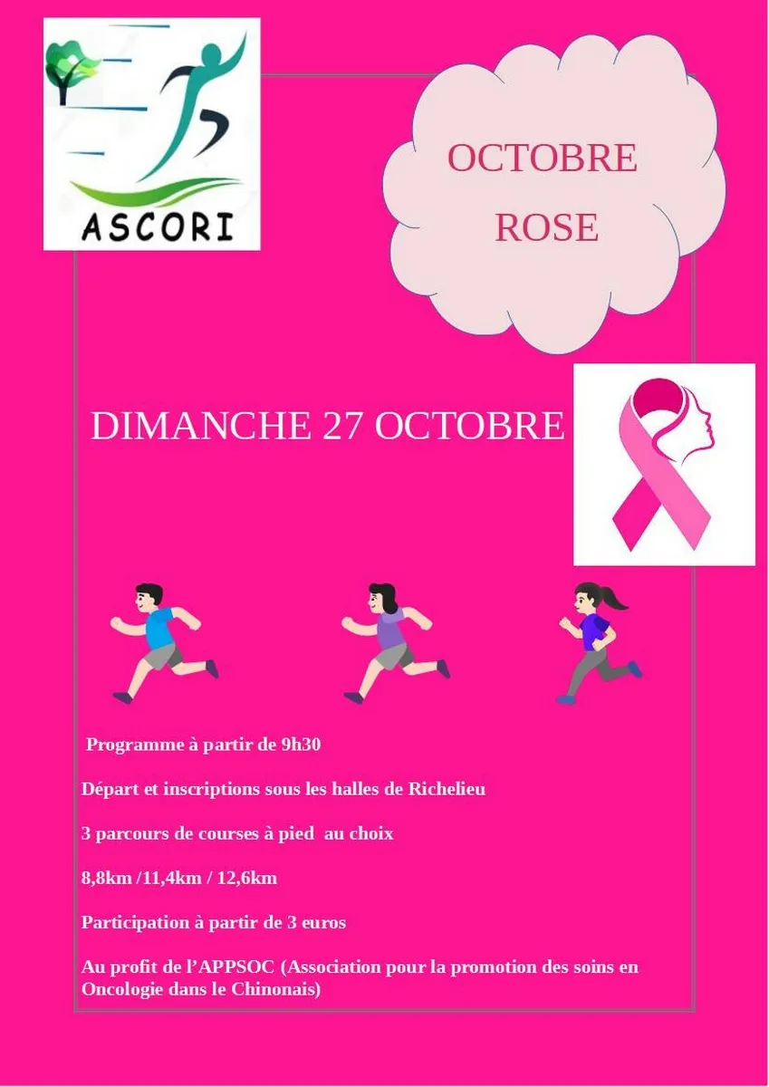 Course à pied Octobre Rose