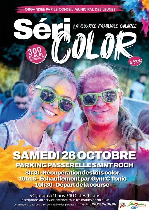 COURSE FAMILIALE- COLOR RUN SÉRIGNAN