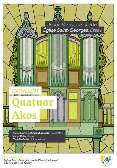 CONCERT DU QUATUOR AKOS