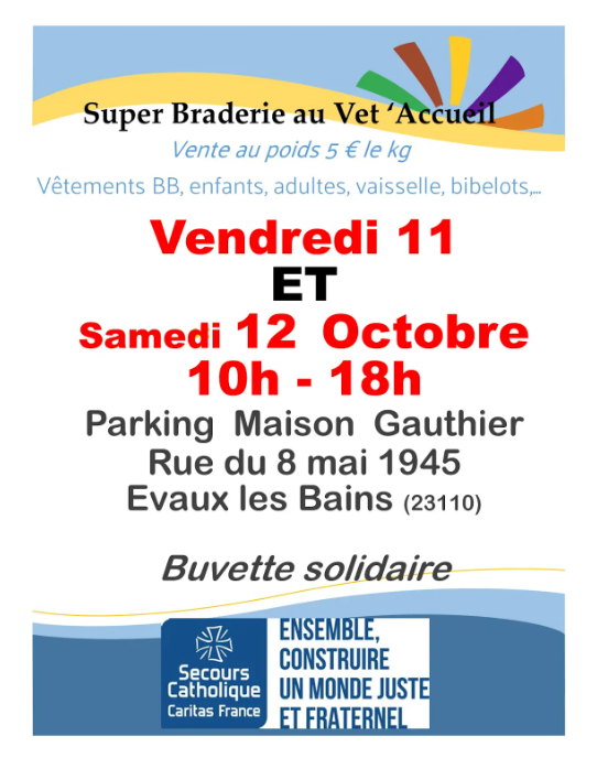 Braderie du Secours Catholique