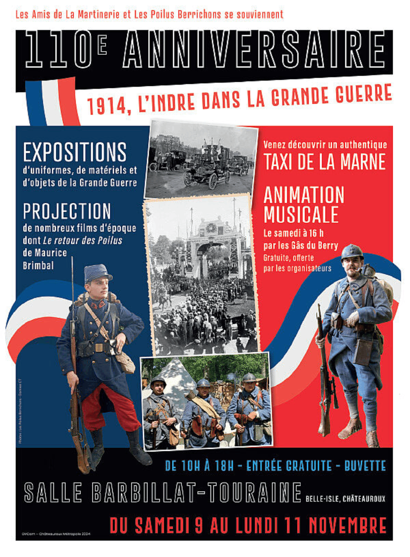 Exposition 110ème anniversaire de la Grande guerre