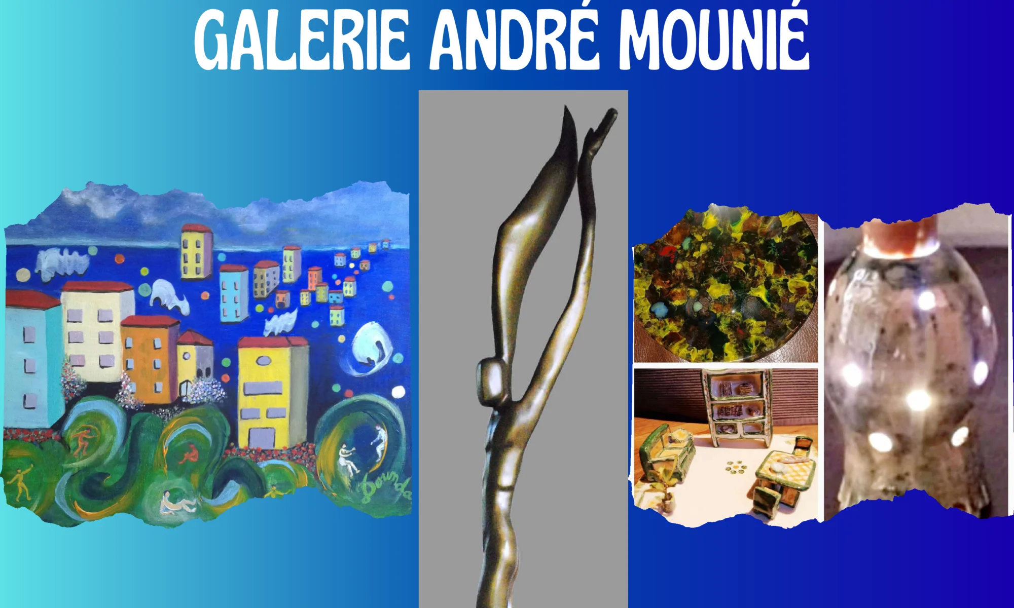 EXPOSITION COLLECTIVE- SCULPTEUR- CRÉATRICE- ARTISTE PEINTRE- BOUJAN SUR LIBRON