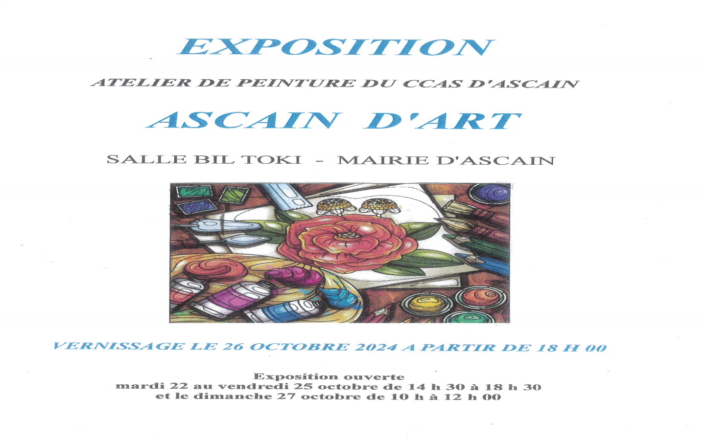 Exposition des peintres du CCAS