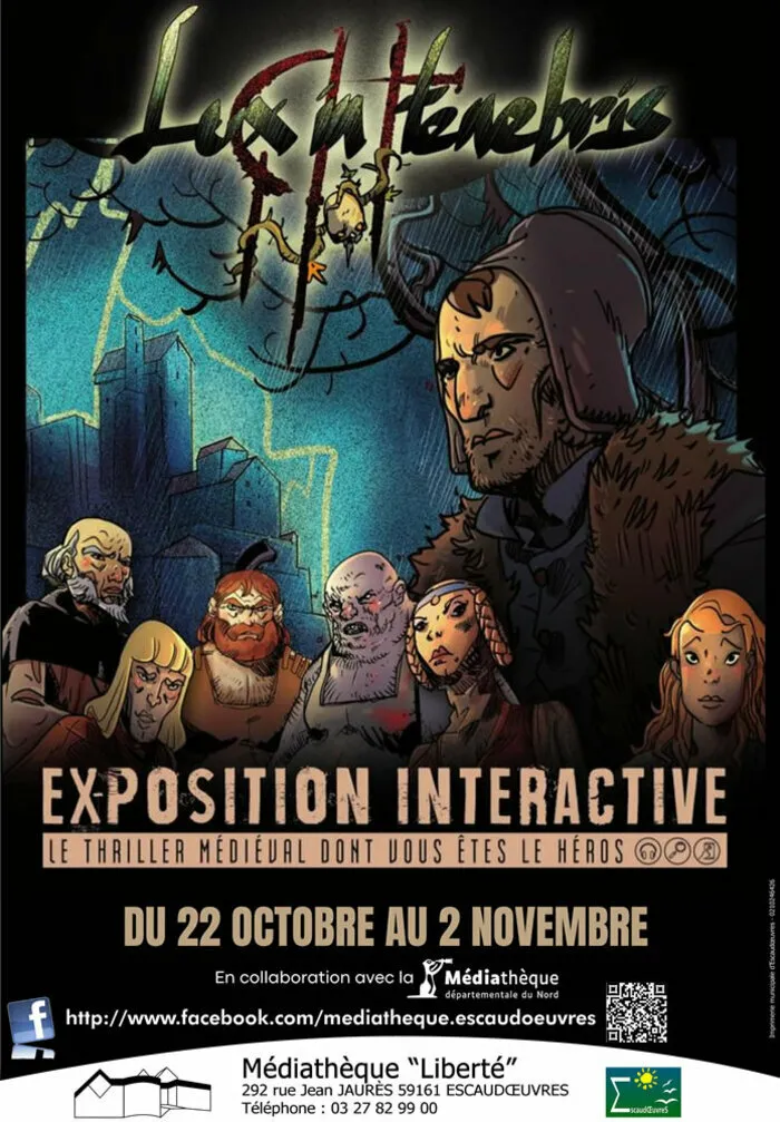 Exposition interactive "Lux in tenebris" - Escaudoeuvres  ️ escaudoeuvres Escaudœuvres