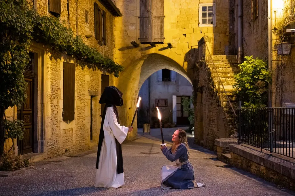 Bastide aux flambeaux Fête des Bastides et du Vin