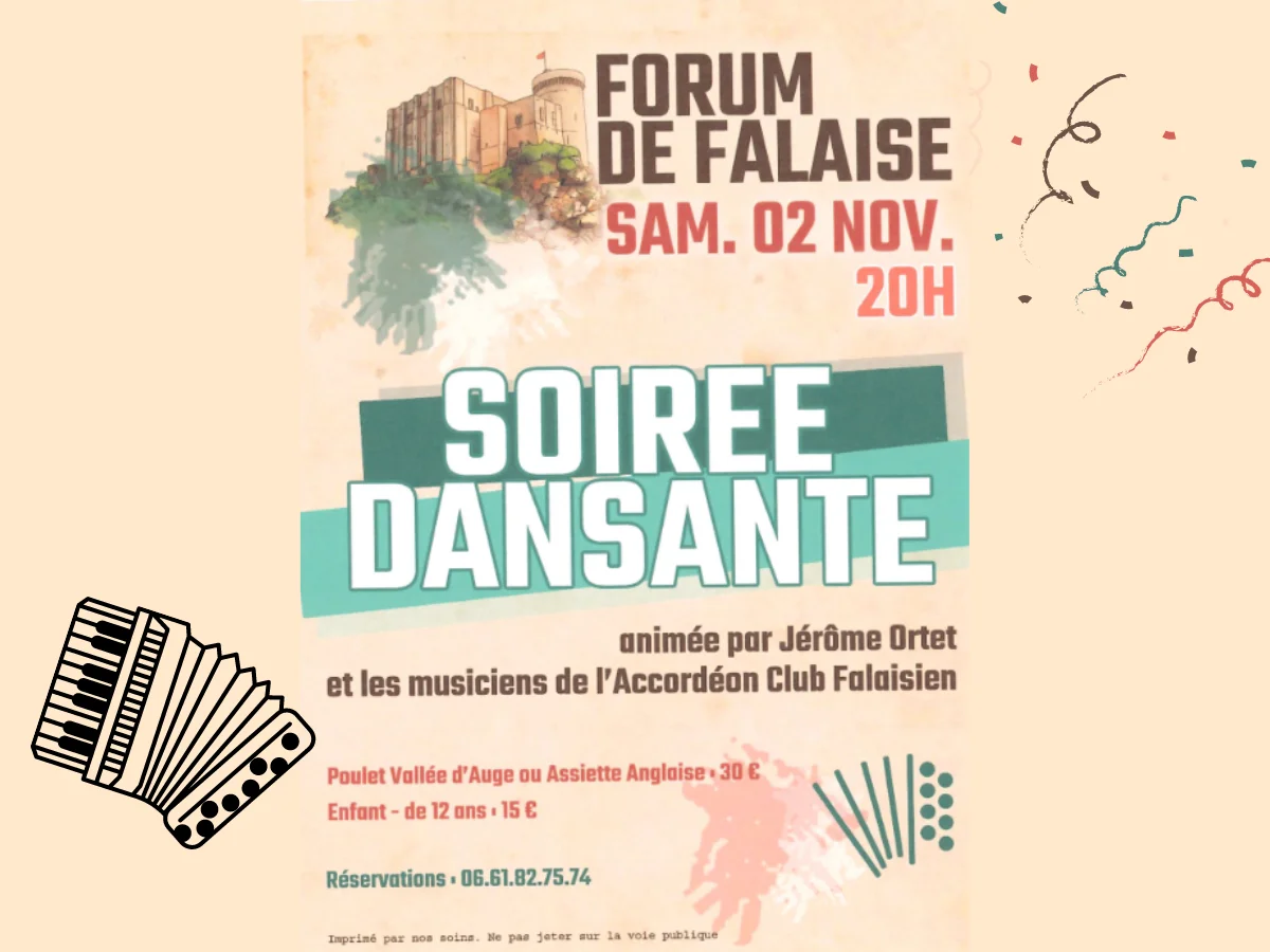 Soirée dansante au Forum de Falaise