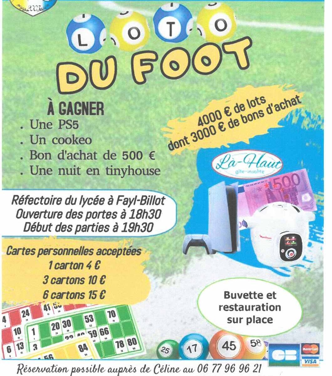 LOTO DU FOOT DE L'U.S.F.B.H. A FAYL-BILLOT