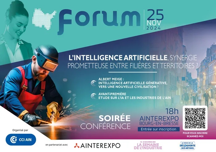 FORUM : L'IA Synergie prometteuse entre filières et territoires ? Ainterexpo Bourg-en-Bresse