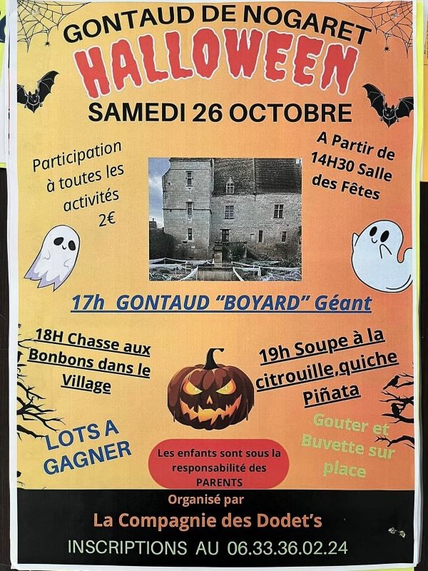 Halloween à Gontaud de Nogaret