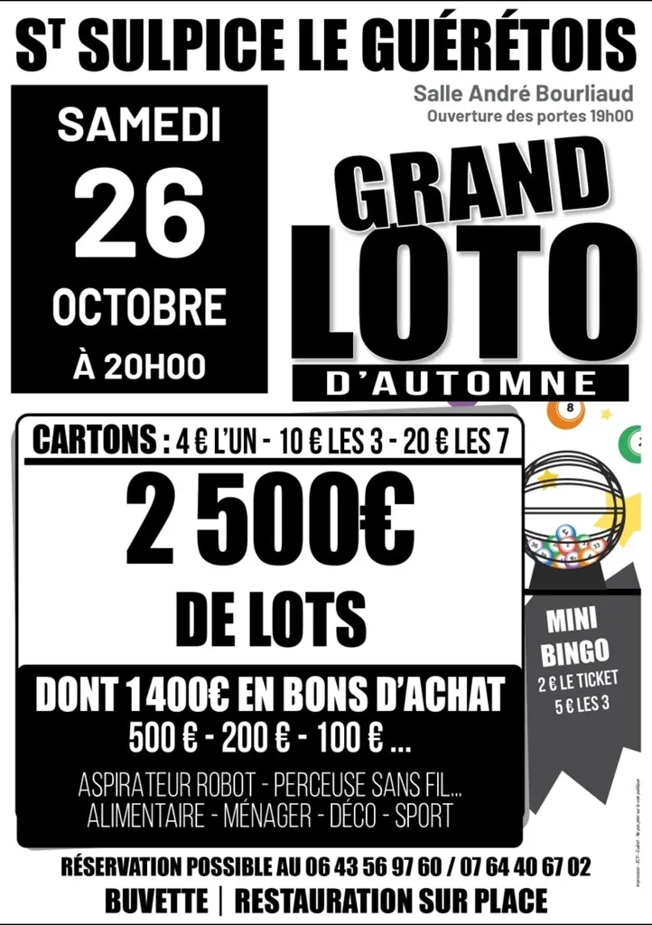 Grand Loto d'automne