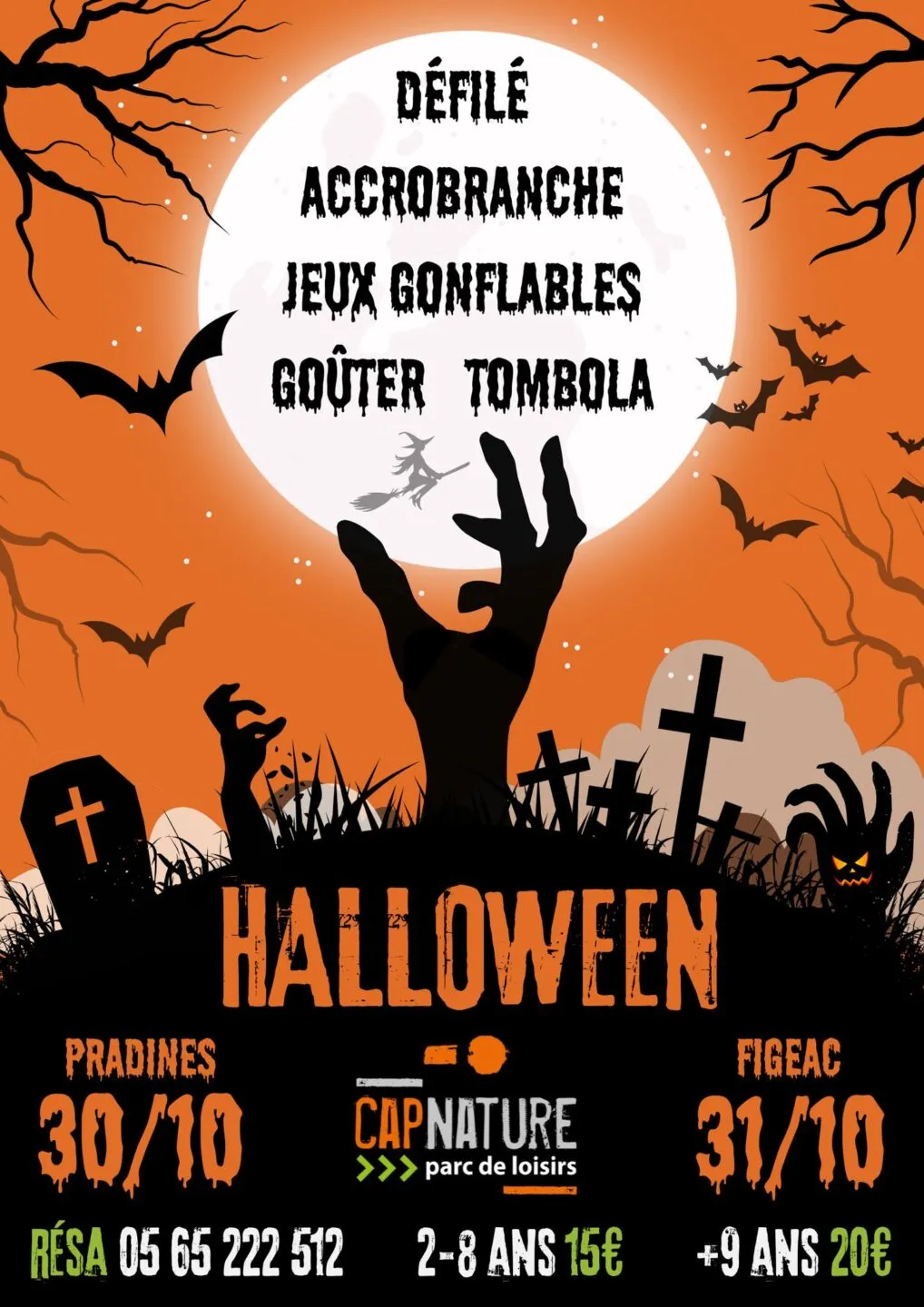 Halloween chez Cap Nature