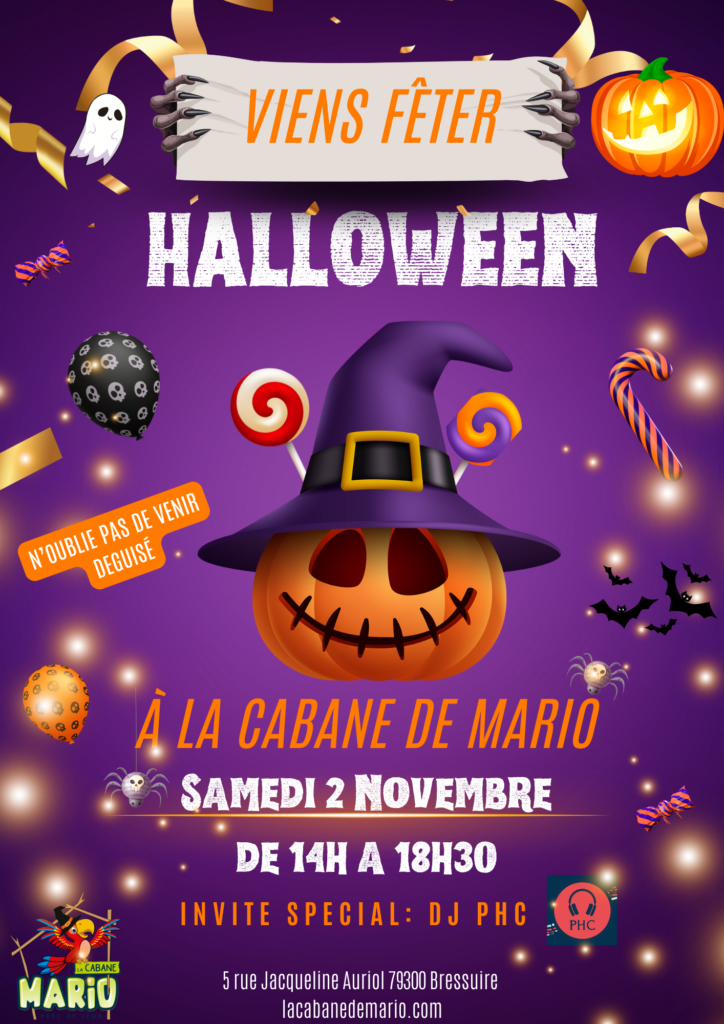 Halloween La Cabane de Mario