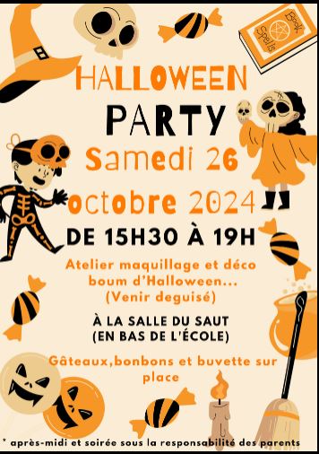 Halloween party ape Ecole du Marronnier