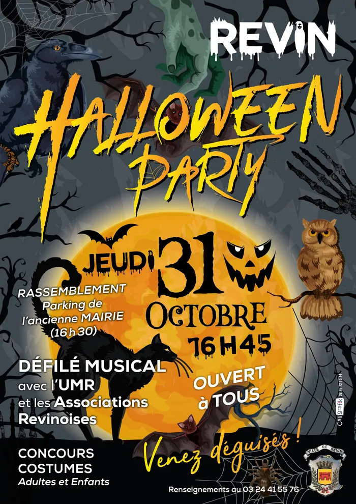 Halloween Party parking de l'ancienne mairie 08500 revin Revin