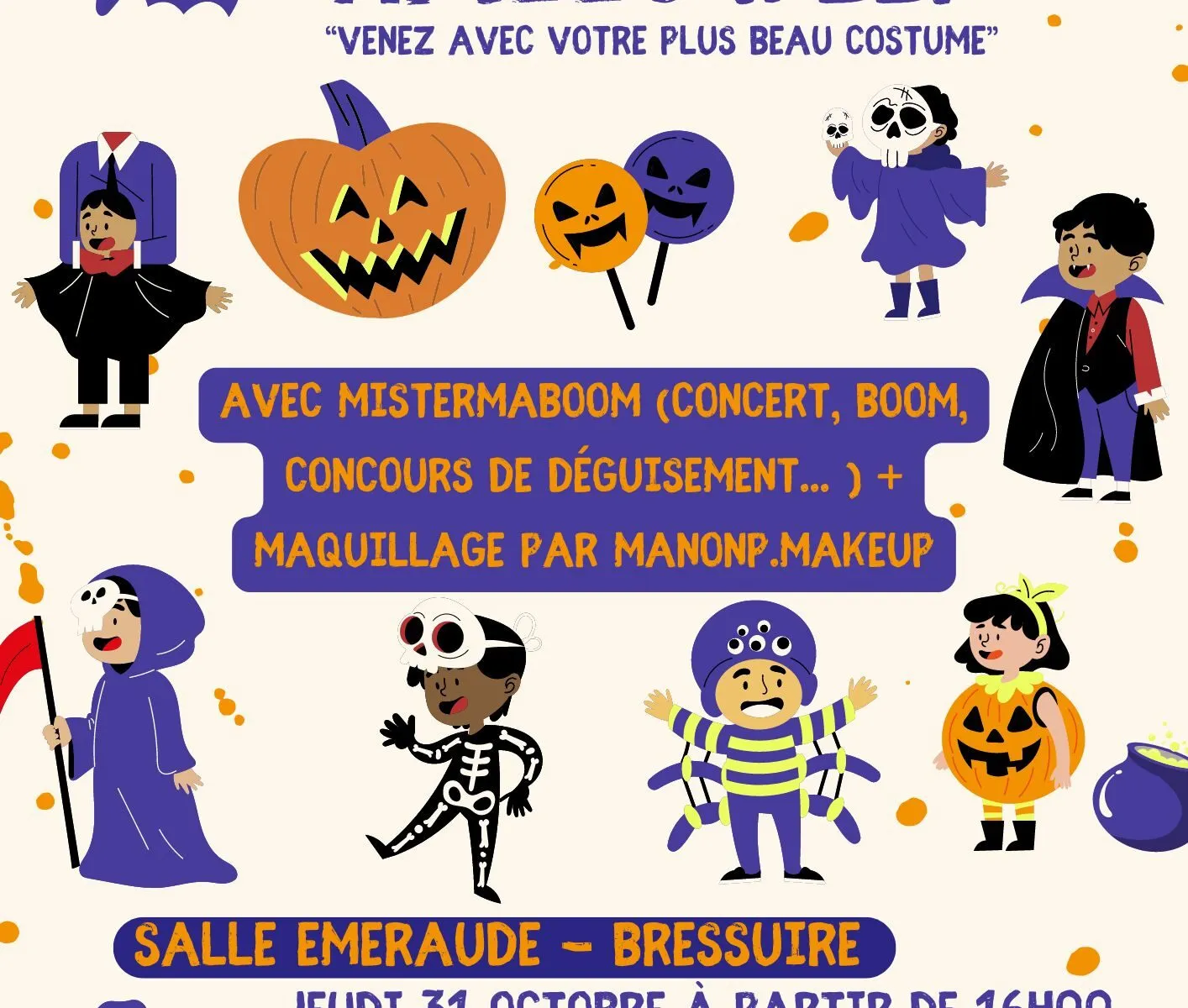 Halloween Sous-boc Kids