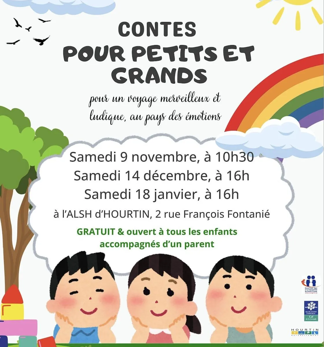 Contes pour les petits et les grands Organisé par le Réseau Ecoute