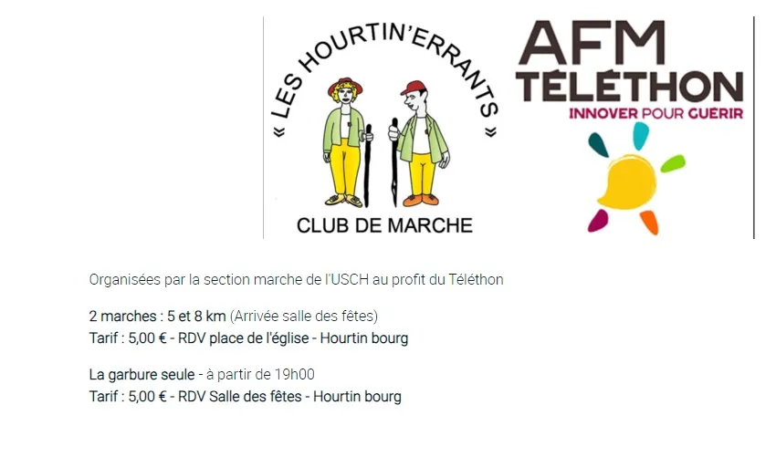 Téléthon Balades nocturnes et soirée Garbure