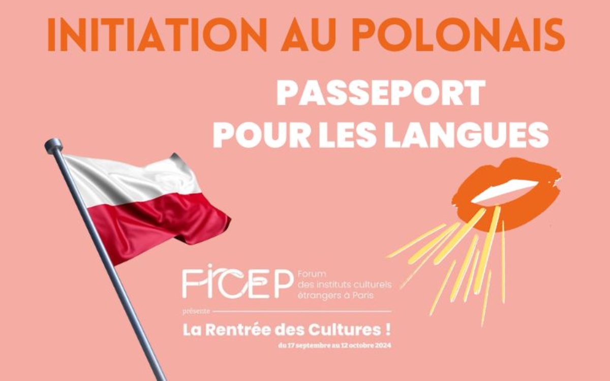 Initiation au polonais - Ateliers linguistiques - Rentrée des cultures Bibliothèque Benoîte Groult Paris