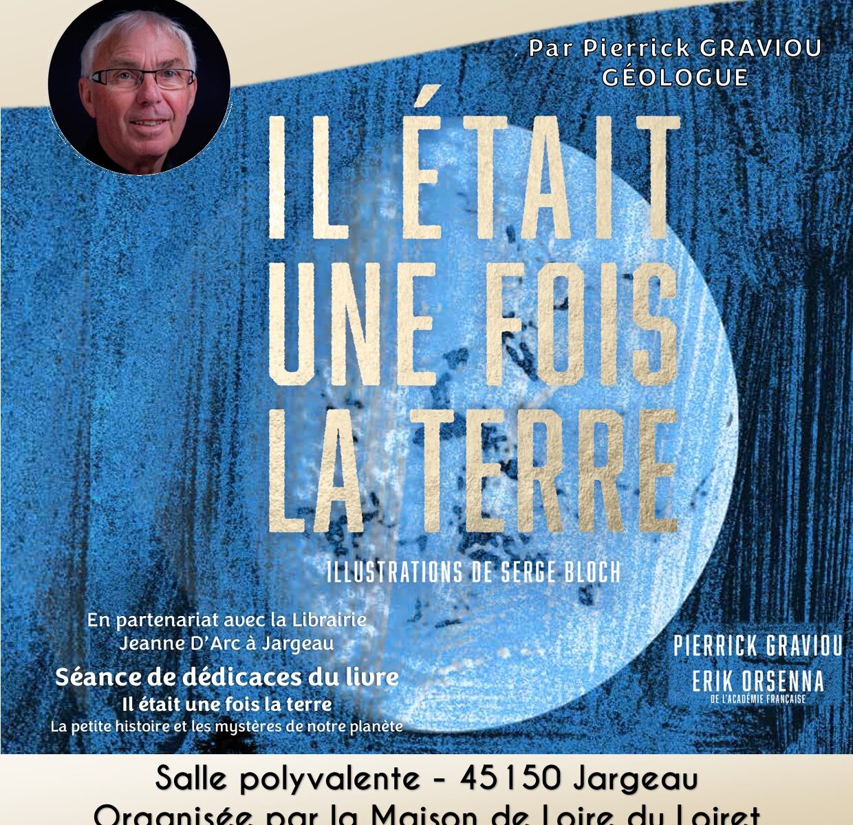 Conférence Il était une fois la Terre par Pierrick GRAVIOU Géologue