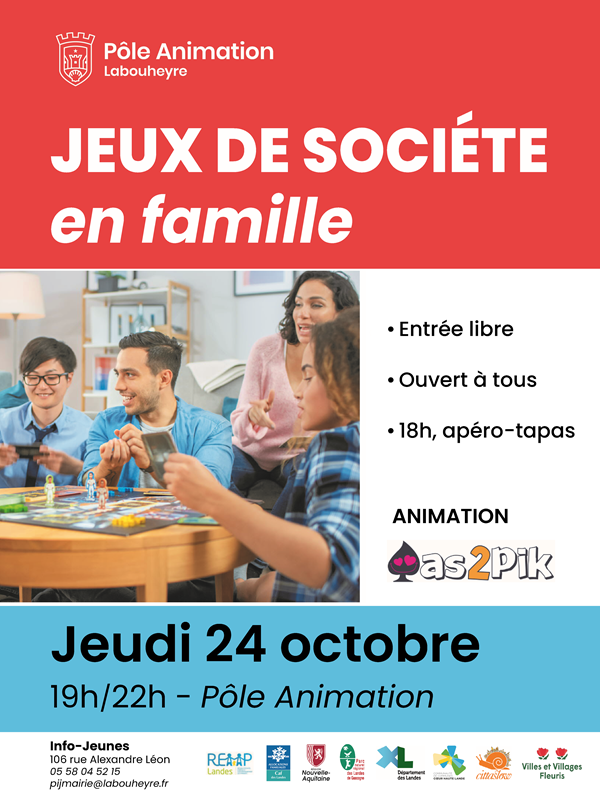 Jeux de société en famille