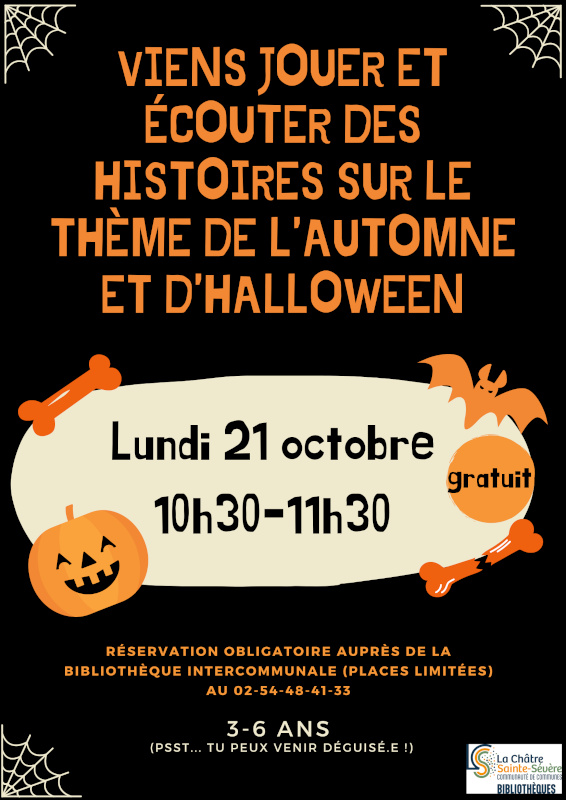 Jeux et histoires pour enfants autour de l'automne et Halloween