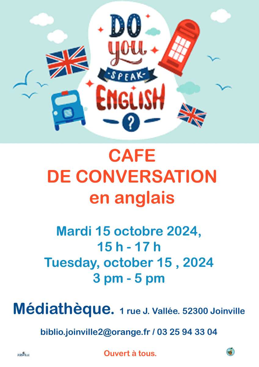 CAFÉ DE CONVERSATION EN ANGLAIS