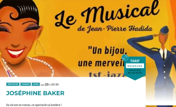 JOSÉPHINE BAKER Le Prisme 2 Allée du Théâtre Élancourt