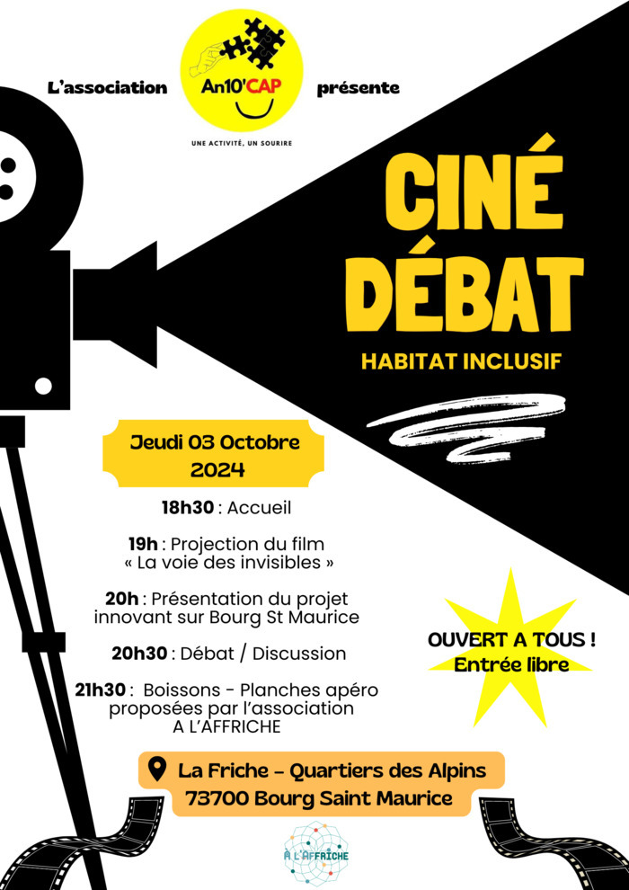 Ciné Débat Habitat Inclusif La friche Bourg-Saint-Maurice