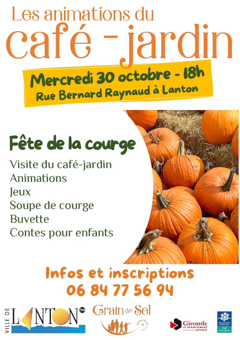 Grain de sel Fête de la courge au jardin