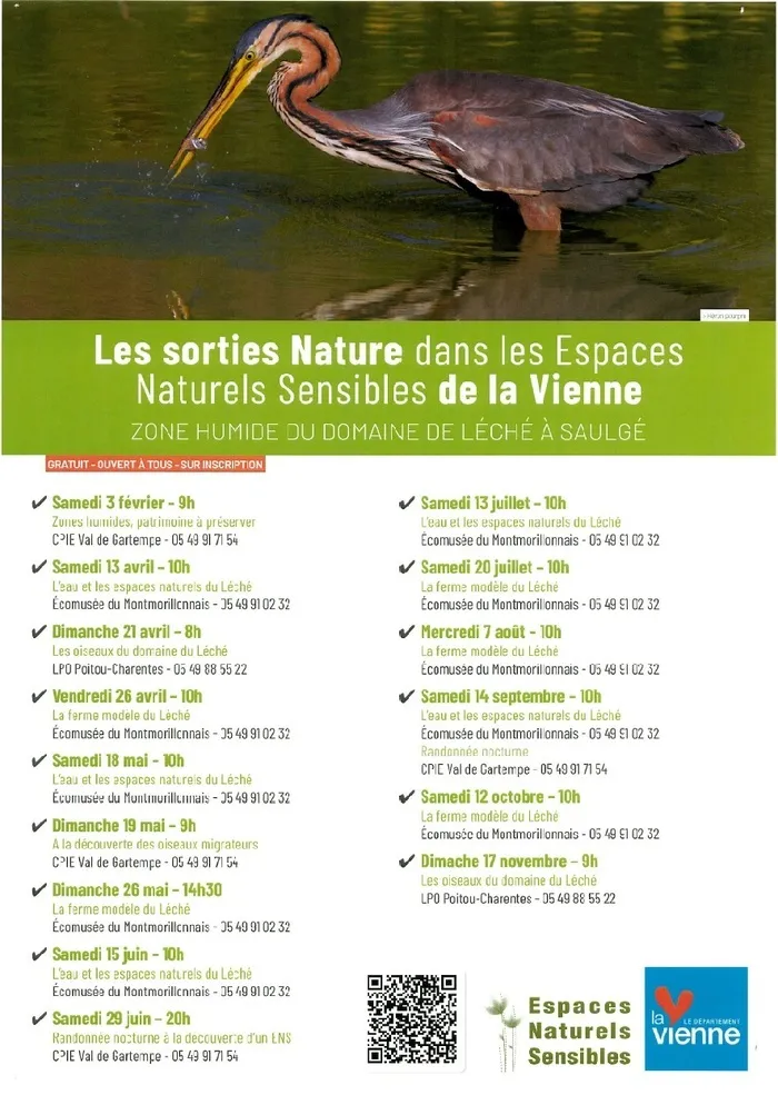 Les oiseaux du Domaine du Léché