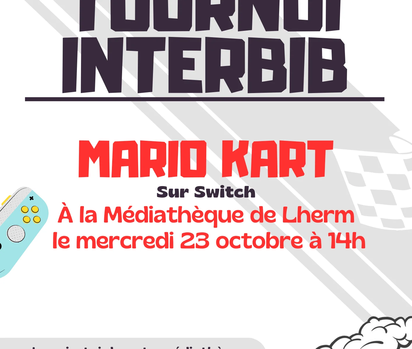 TOURNOI INTERBIB « MARIO KART SUR SWITCH