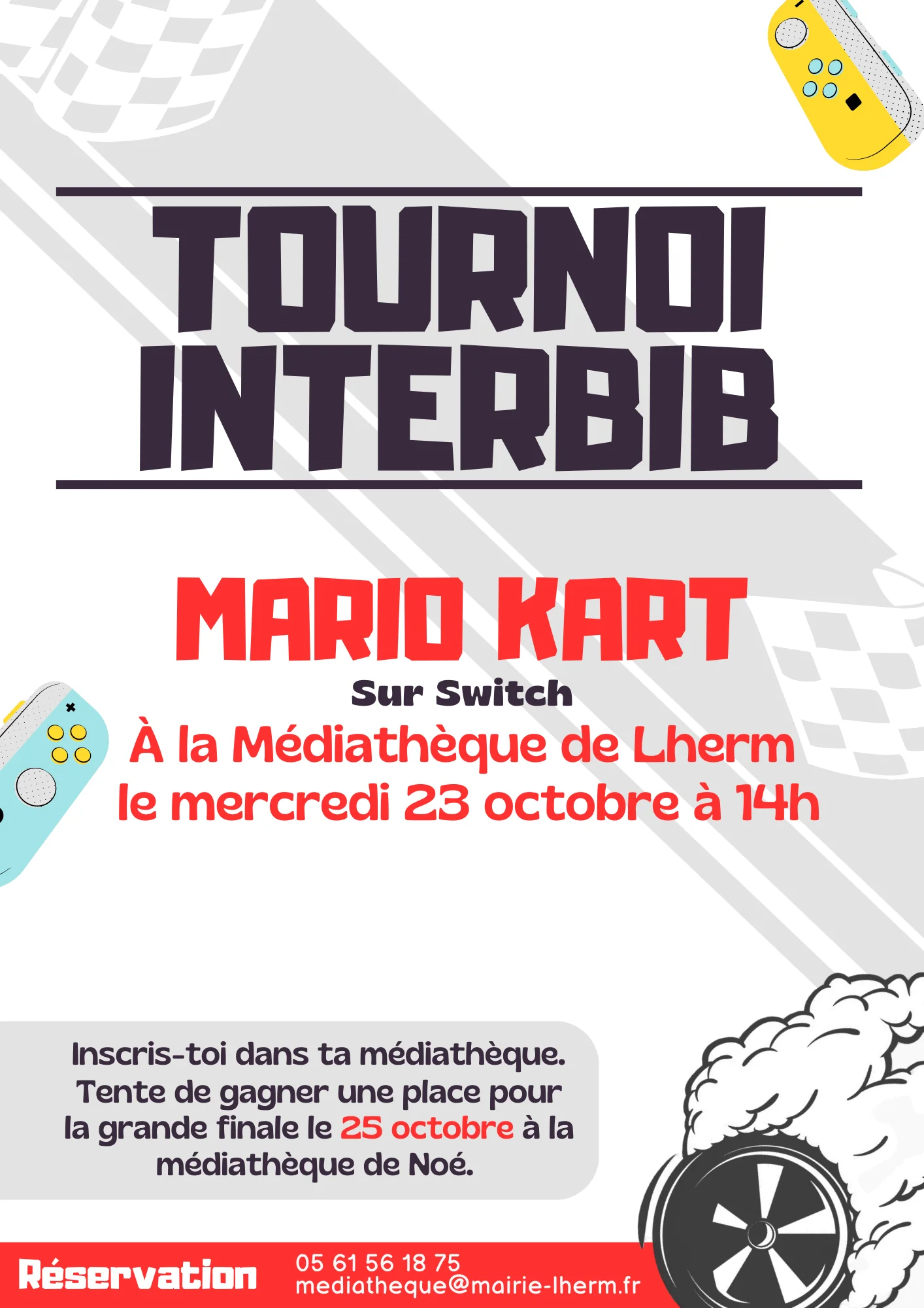 TOURNOI INTERBIB « MARIO KART SUR SWITCH