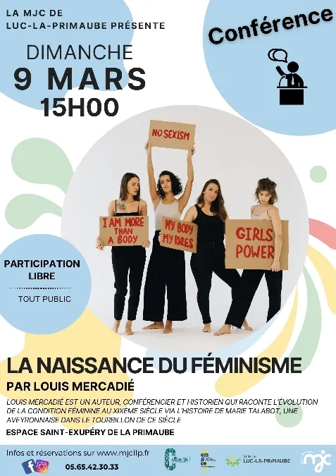 CONFÉRENCE La naissance du féminisme