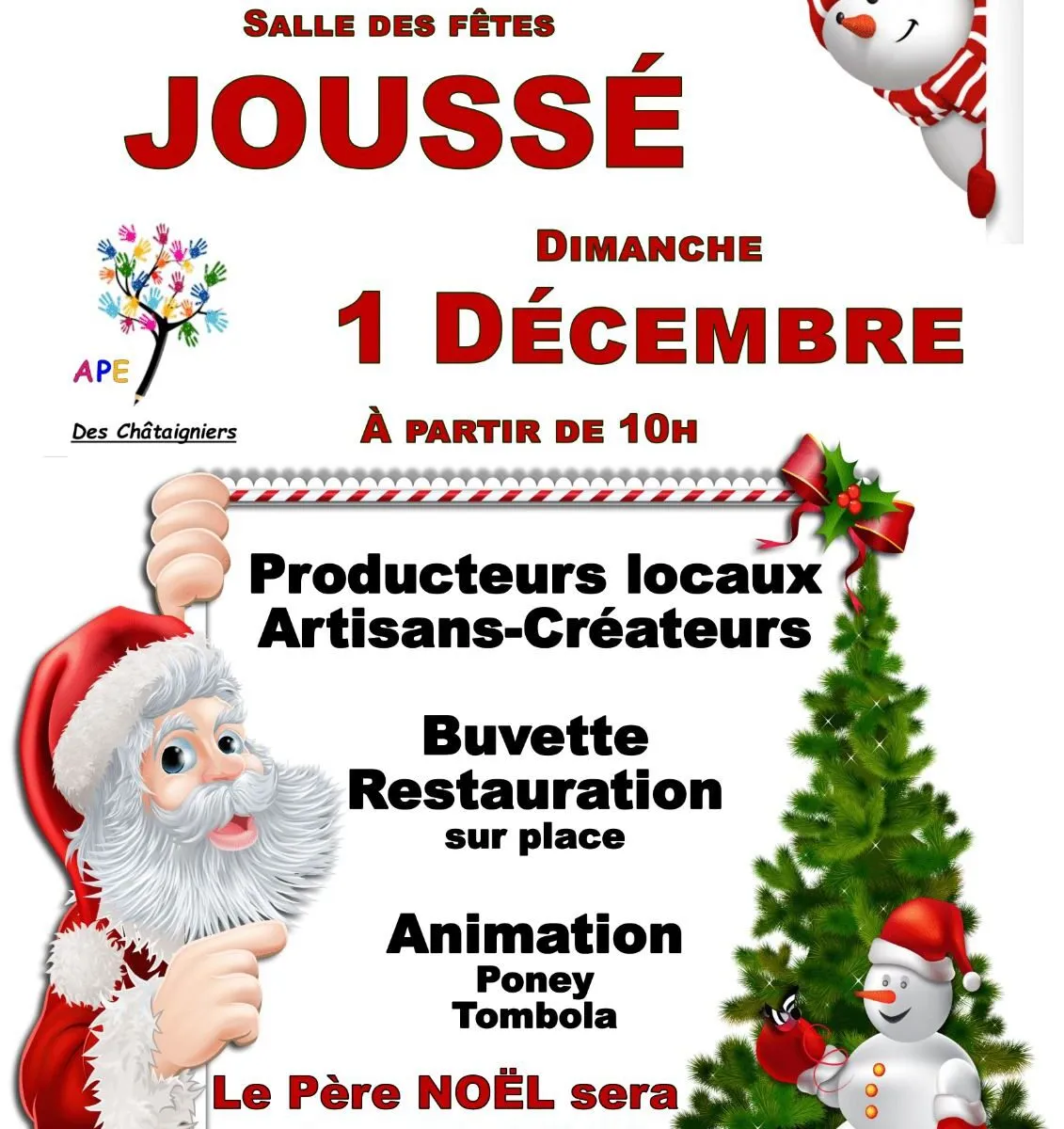 Marché de Noël à Joussé