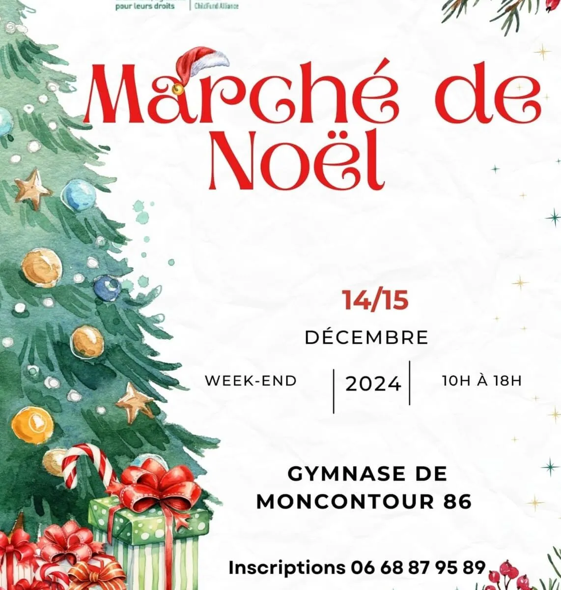 Marché de Noël à Moncontour