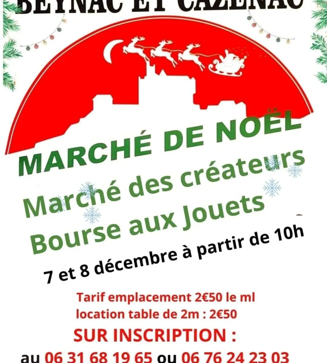 Marché de Noel de Beynac