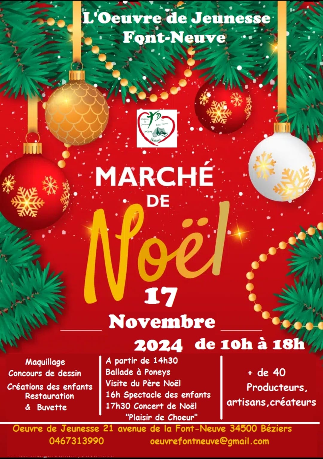 MARCHÉ DE NOËL DE LA FONT-NEUVE