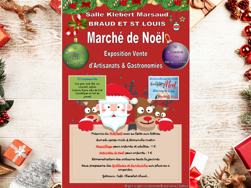 Marché de Noël du Braud Loisirs Culture