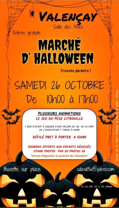 Marché d'halloween