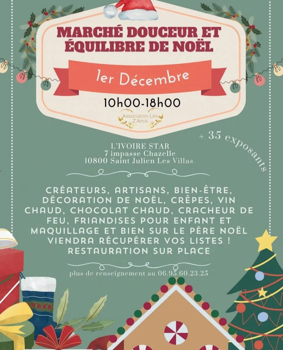 Marché douceur et équilibre de Noël