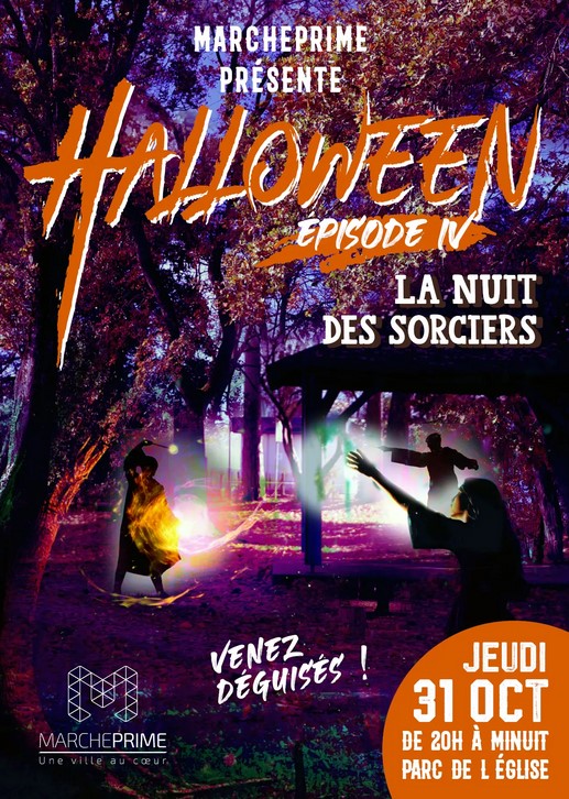 Soirée d'Halloween La nuit des sorciers