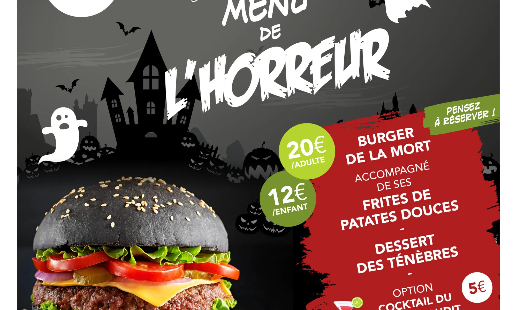 Menu de l'horreur à DéfiPlanet'