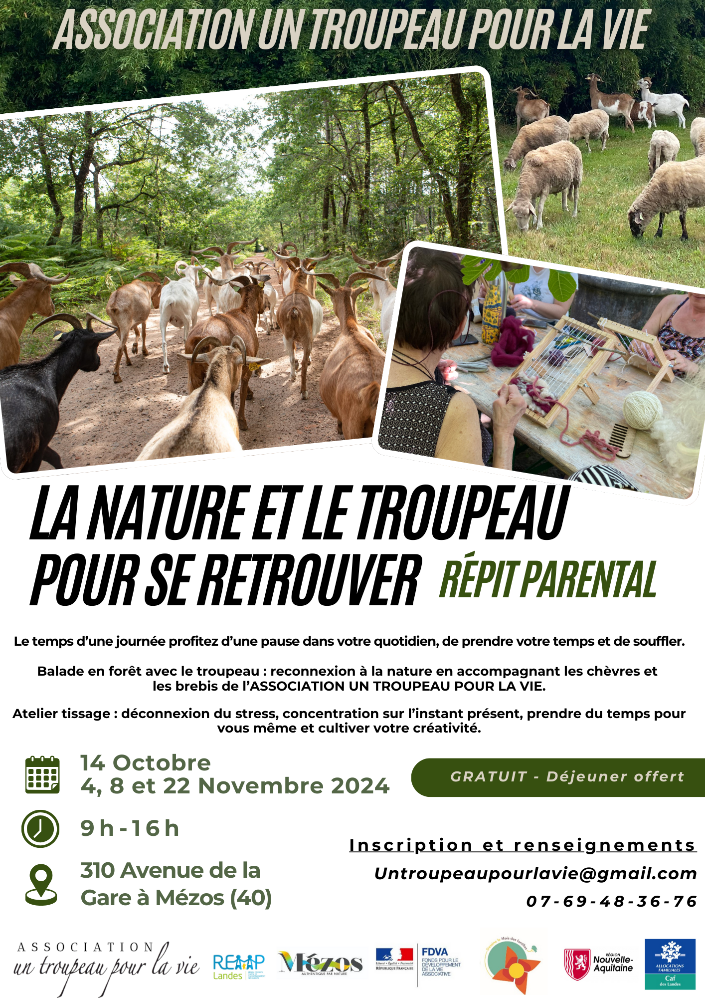 La nature et le troupeau pour se retrouver