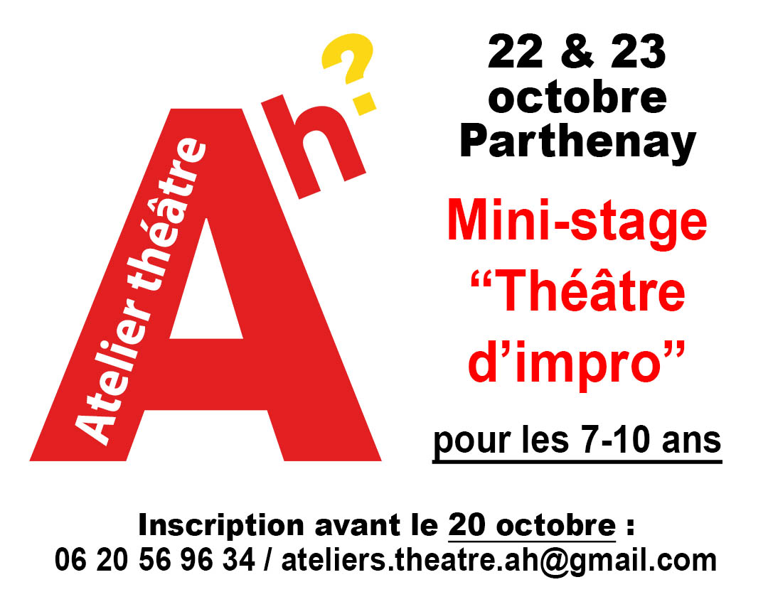 Mini-stage théâtre d'improvisation (7 à 10 ans)