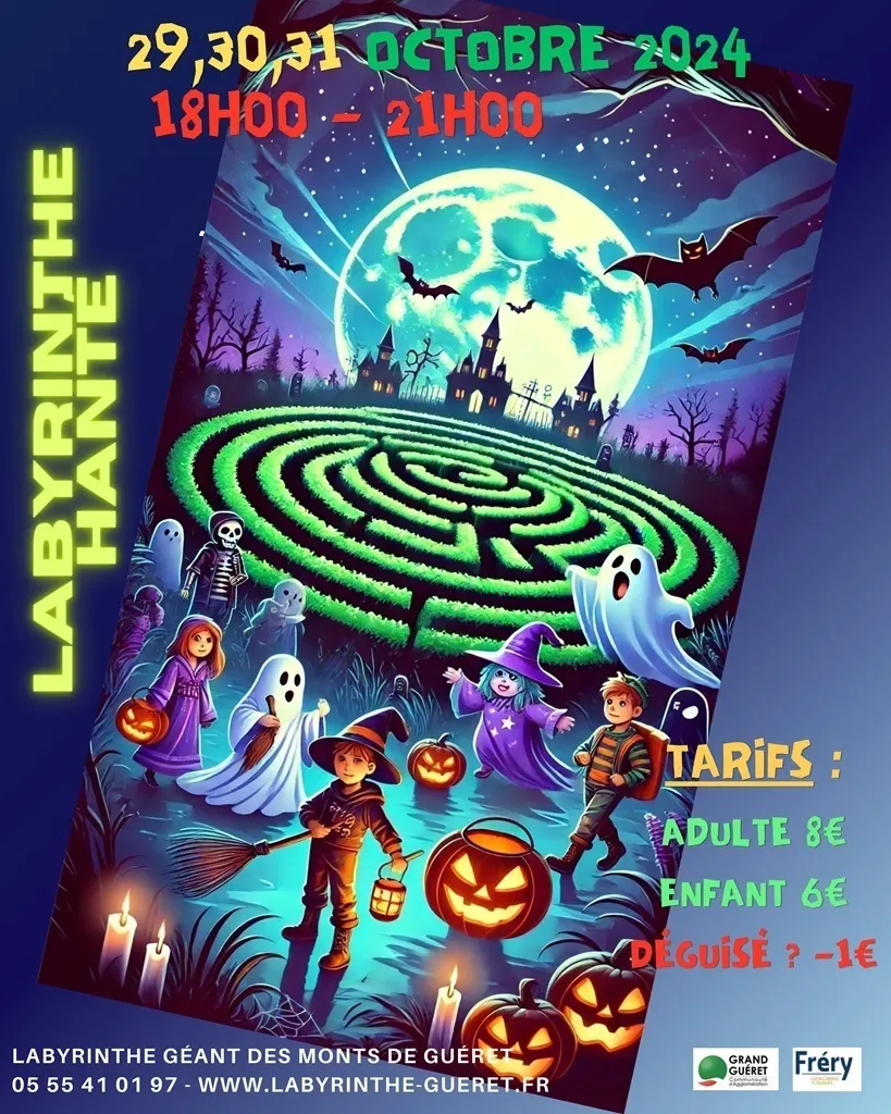 Nocturnes d'Halloween au Labyrinthe Géant